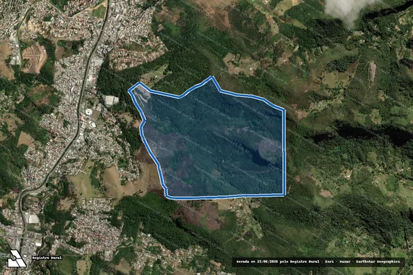 Imagem de satélite de Fazenda Córrego Fundo - Parte 1 em Nova Friburgo - RJ
