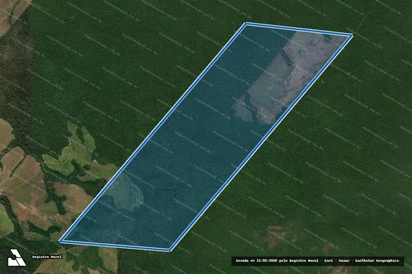 Imagem de satélite de FAZENDA SANTA LUZIA - Parte 1 em Novo Progresso - PA