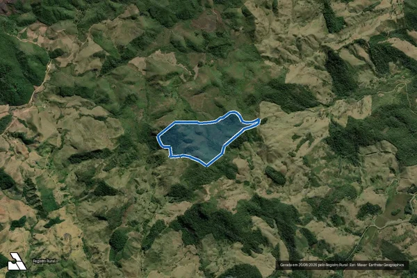 Imagem de satélite de Rio das Pedras - Parte 2 em Santa Rita de Jacutinga - MG