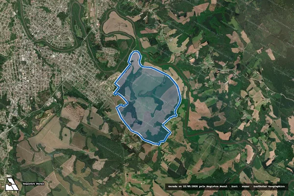 Imagem de satélite de Fazenda Eduana LTDA - Gleba 01 em Mafra - SC