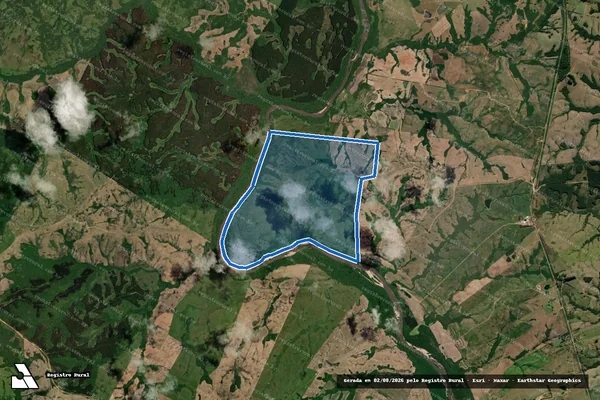 Imagem de satélite de Fazenda da Palma - Parcela 1 em Cerrito - RS