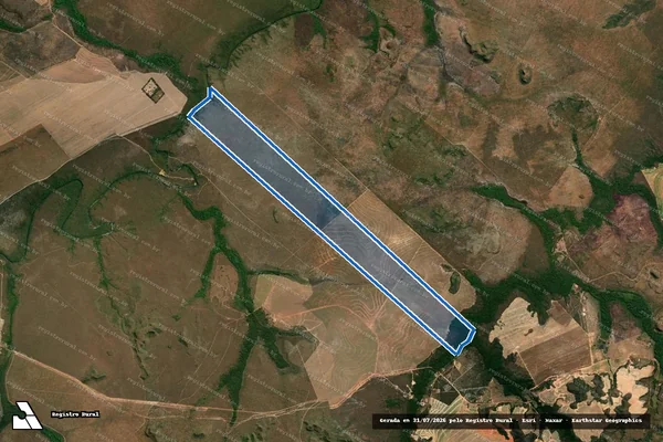 Imagem de satélite de SUB ÁREA A ? LOTE 02 - 001 em Balsas - MA