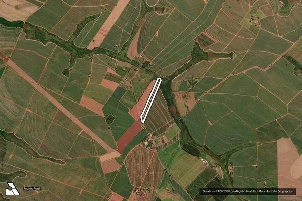 Imagem de satélite de Sítio São Marcos - Gleba A em Itápolis - SP