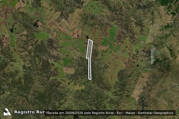 Imagem de satélite de Santa Helena - Campo - Santo Antonio II em Lavras do Sul - RS