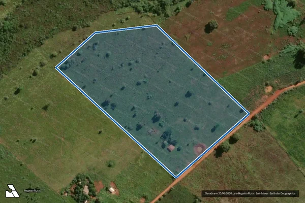 Imagem de satélite de PROJETO DE ASSENTAMENTO FOZ DO RIO AMAMBAI - Lote 119 em Itaquiraí - MS
