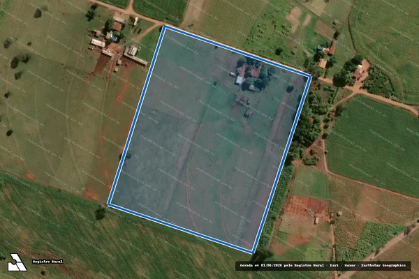 Imagem de satélite de FAZENDA SÃO JOSÉ QUIQUAGÉSIMO PRIMEIRO - SITIO SONHO MEU ? LOTE 02 em Centenário do Sul - PR