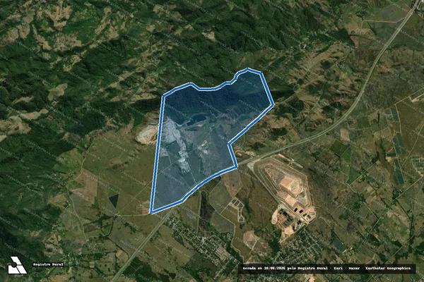 Imagem de satélite de Fazenda do Espigão - PARTE 1 em Itaguaí - RJ