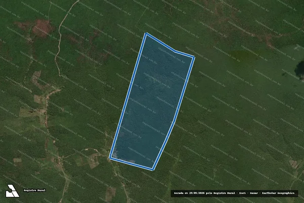 Imagem de satélite de Fazenda Agua Clara - Parte 1 em Aldeias Altas - MA