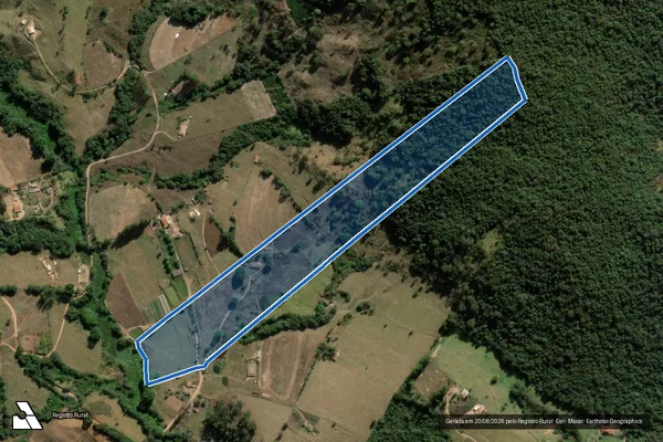 Imagem de satélite de FAZENDA BARRA DAS AREIAS - 001 em Fortaleza de Minas - MG