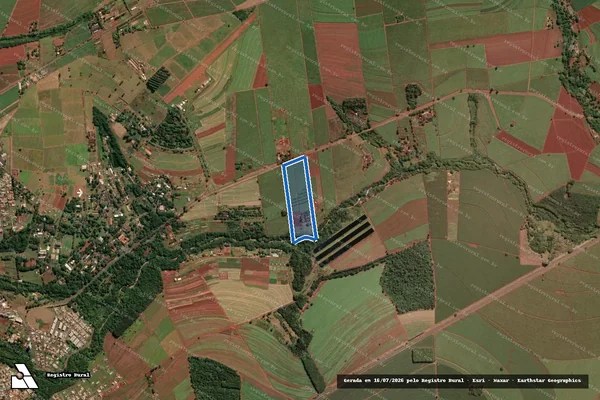 Imagem de satélite de Sitio Santa Terezinha - Área 2 em Jaboticabal - SP