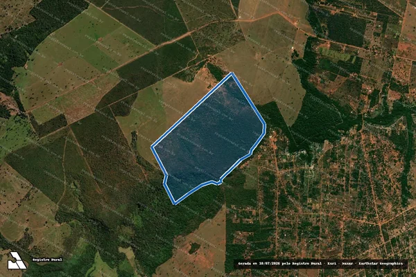 Imagem de satélite de Fazenda Cataratas - Parte 1 em Juscimeira - MT