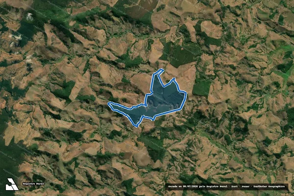 Imagem de satélite de Fazenda Córrego do Caboclo - Parte 1 em Sem-Peixe - MG