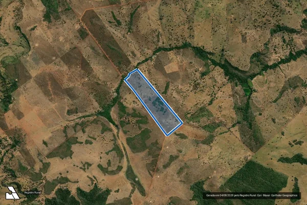Imagem de satélite de LOTE 39, P. A. SANTA CRUZ  - LOTE 39 em Nova Xavantina - MT