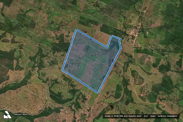 Imagem de satélite de Fazenda Nossa Senhora Aparecida I (Lotes 20, 23 e Parte do Lote 29 do Loteamento Fazenda Serra, Gleba "08") - Gleba 01 em Axixá do Tocantins - TO