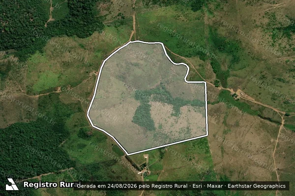 Imagem de satélite de FAZENDA BOA ESPERANÇA – GLEBA LEITE – GLEBA ARURI 2-T / Parte 2