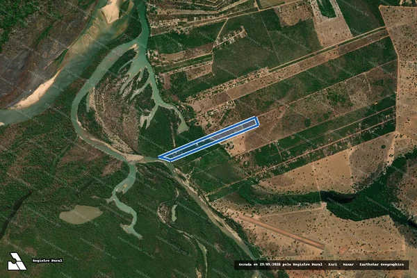 Imagem de satélite de FAZENDA 4 S - Gleba 02 em Nova Crixás - GO