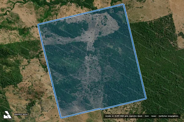 Imagem de satélite de Fazenda Estela - Parcela 1 em Vila Rica - MT