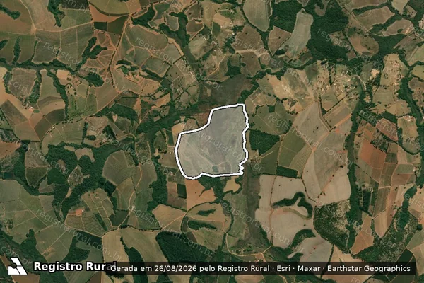 Imagem de satélite de FAZENDA LAGOA - FAZENDA LAGOA em Campanha - MG