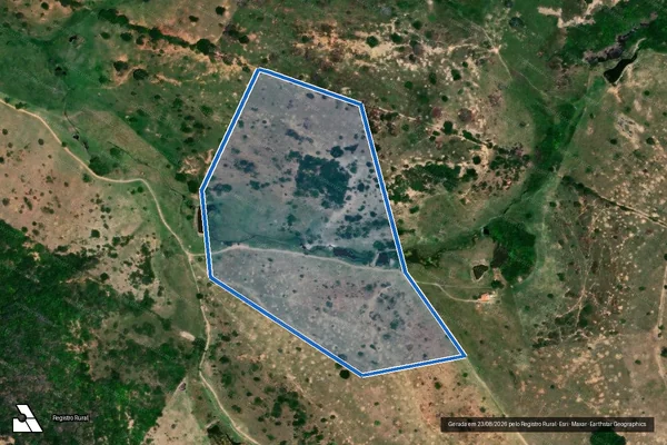 Imagem de satélite de FAZENDA NOVO MUNDO - Parte 4 em Machacalis - MG