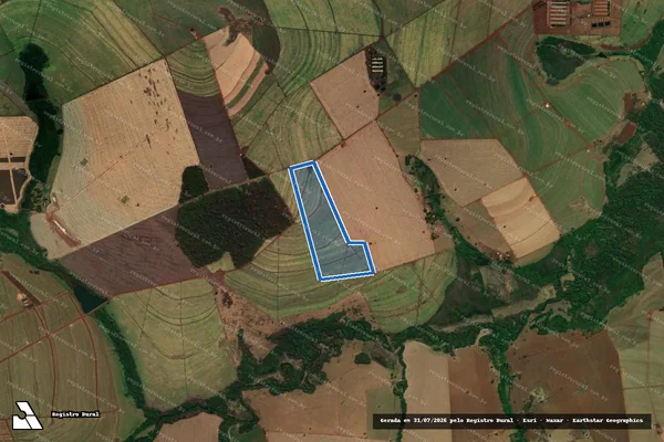 Imagem de satélite de FAZENDA CABELEIRA BAU DO CERRADO e BRASILIA - PARTE 5 em Maurilândia - GO