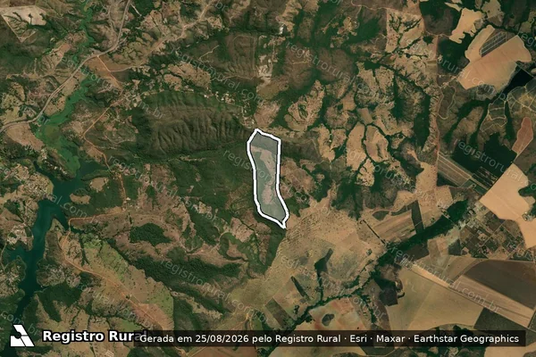 Imagem de satélite de FAZENDA LAGOINHA E CAPÃO DO OURO - 001 em Santo Antônio do Descoberto - GO