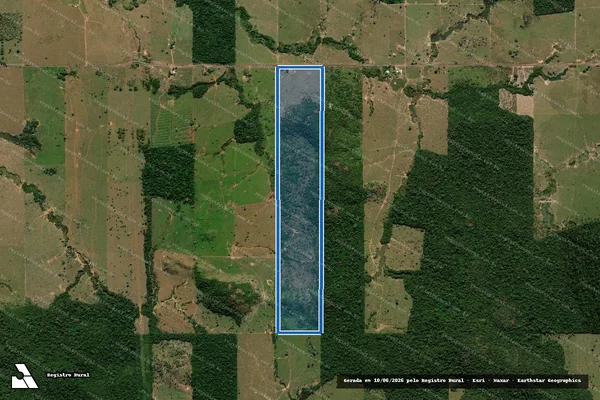 Imagem de satélite de LOTE 11, GLEBA 15 - PAD MARECHAL DUTRA - PARTE  - 1 em Rio Crespo - RO