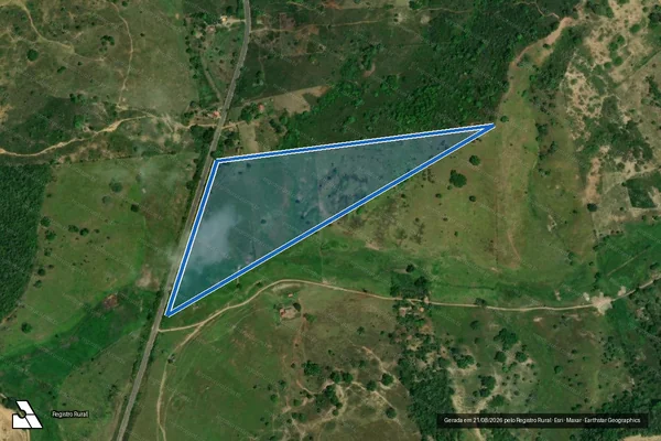 Imagem de satélite de Fazenda Estaleiro - Fazenda Estaleiro_Parcela 2 em Teodoro Sampaio - BA