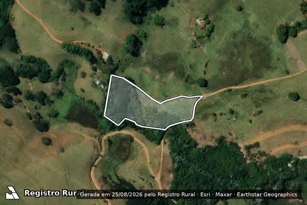 Imagem de satélite de FAZENDA MARQUES - PARCELA 02 em Muriaé - MG