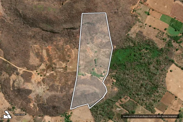 Imagem de satélite de Cantão ? data Buriti - Parte 1 em Brejo do Piauí - PI