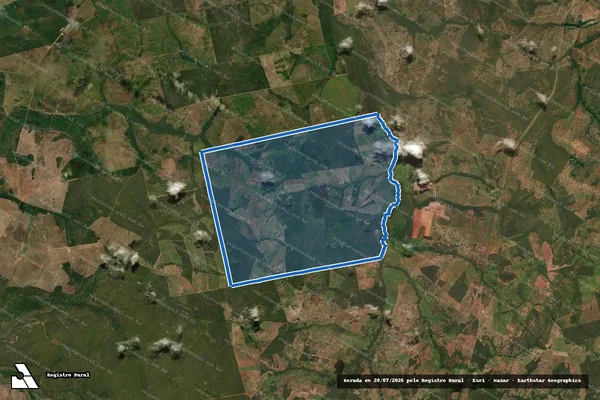 Imagem de satélite de PA TAUARI - PA TAUARI em Sandolândia - TO