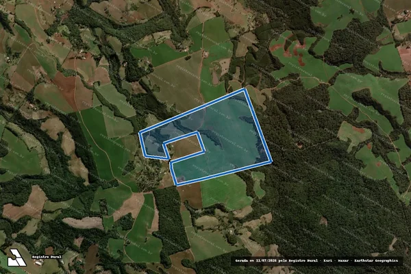 Imagem de satélite de ?FAXINAL DAS ARARAS? - Parte 1 em Campina do Simão - PR