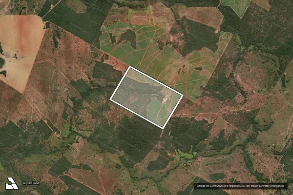 Imagem de satélite de FAZENDA SANTA IZABEL - Parte 1 em Porangatu - GO