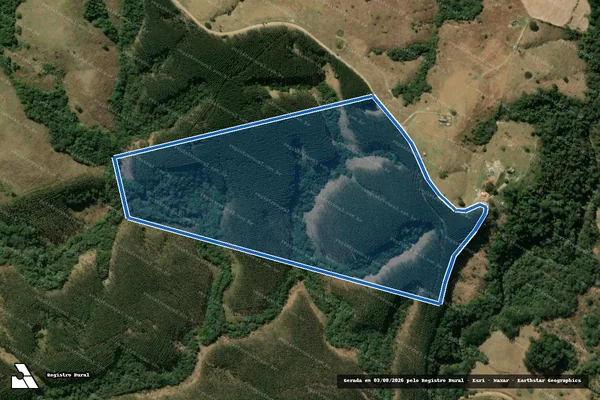Imagem de satélite de Fazenda São Geraldo - Parcela 1 em Sapopema - PR
