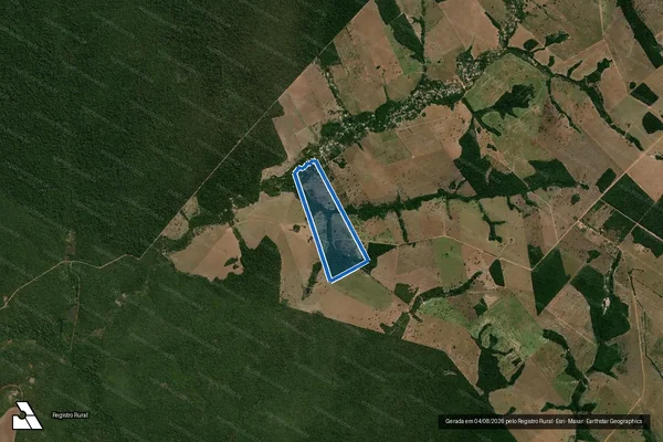 Imagem de satélite de Fazenda São Luiz - Parcela 1 em Nortelândia - MT