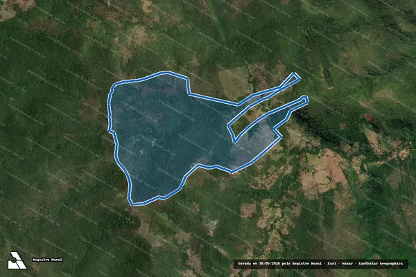 Imagem de satélite de Fazenda Sempre Viva - Parte 1 em Almenara - MG