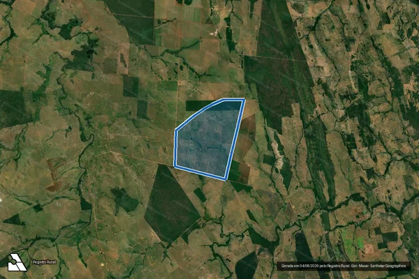 Imagem de satélite de Fazenda Tangará em Porto Esperidião - MT