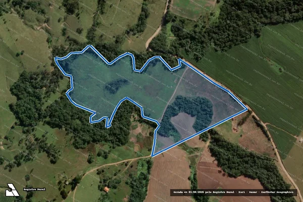 Imagem de satélite de Fazenda Santa Rosa - Parte 1 em Reserva - PR