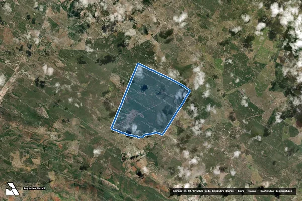Imagem de satélite de Fazenda Mandacaru - Gleba em Milagres - BA