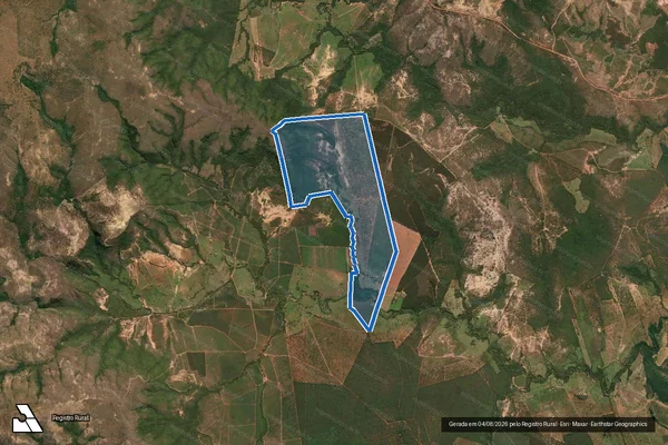 Imagem de satélite de FAZENDA PAU D ÓLEO - FAZENDA PAU D ÓLEO em Corinto - MG