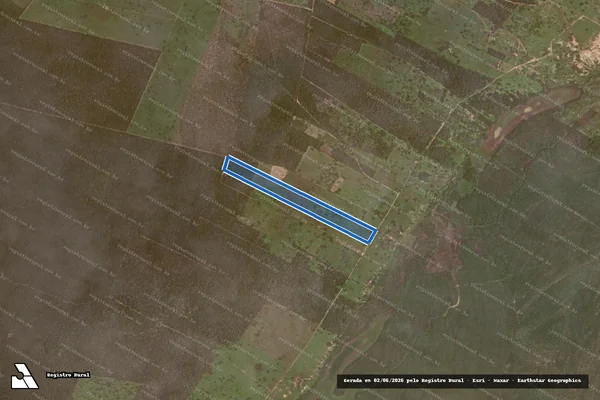 Imagem de satélite de Fazenda Barreiro - Gleba 01 em Juvenília - MG
