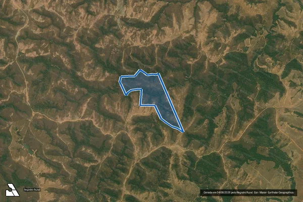 Imagem de satélite de FAZENDA CAMPO ALEGRE - Parte 3 em Quartel Geral - MG