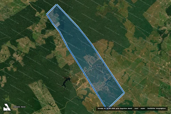 Imagem de satélite de Fazenda Providência II - Única em Bujari - AC