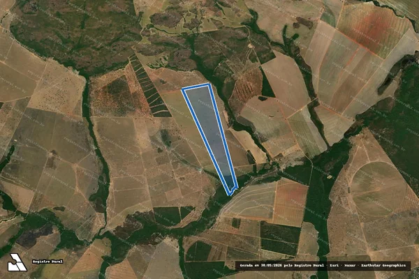 Imagem de satélite de FAZENDA SÃO BENTO - Parte 1 em Araguaiana - MT