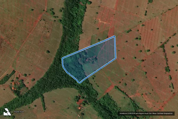 Imagem de satélite de FAZENDA GAMELEIRA - PARTE 1 em Santa Vitória - MG