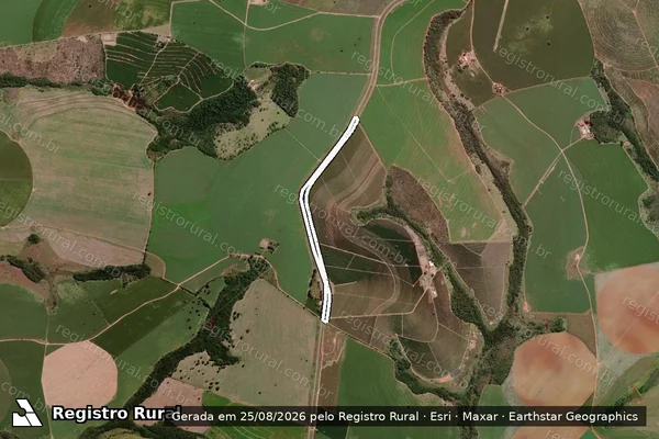 Imagem de satélite de Fazenda Sapé, lugar Boa Vista - PARCELA 05 em Serra do Salitre - MG