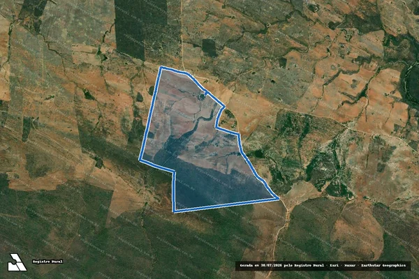 Imagem de satélite de Fazenda Nova - Parcela 1 em Adustina - BA