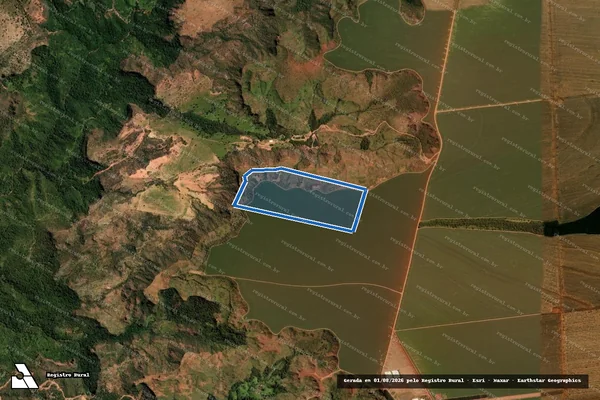 Imagem de satélite de Fazenda Batovi VII - Parcela 1 em Tesouro - MT