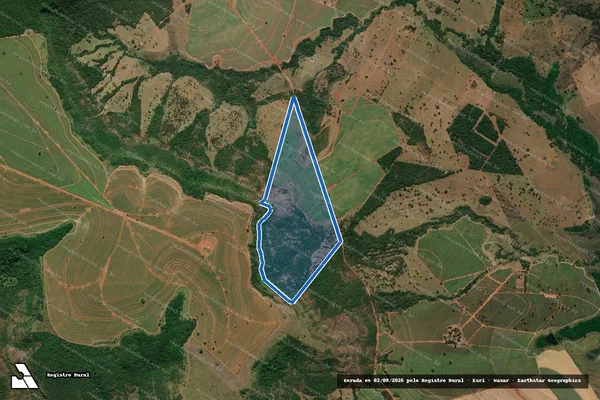 Imagem de satélite de FAZENDA ALEGRES - Parte 2 em Paranaiguara - GO