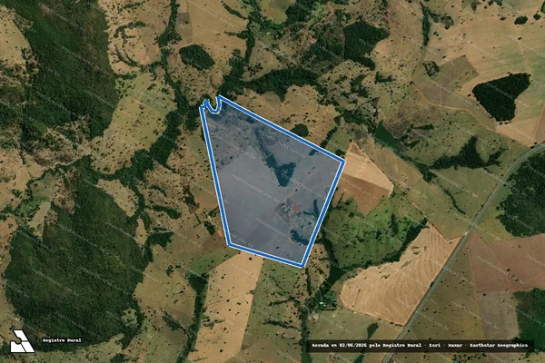 Imagem de satélite de FAZENDA DONA OTAVIA - Parte 1 em Guapó - GO