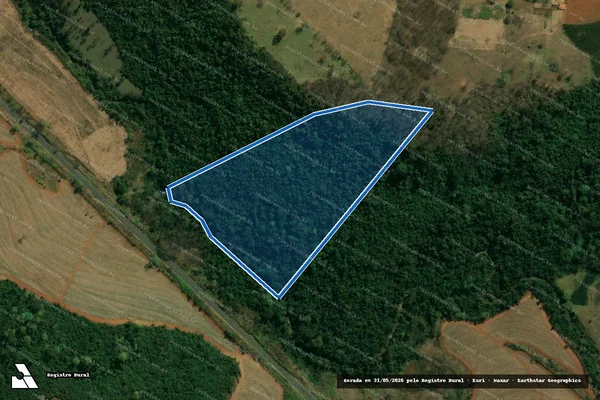 Imagem de satélite de Fazenda Cachoeira do Mangue – D1 / PARTE 1 em Cajuru - SP